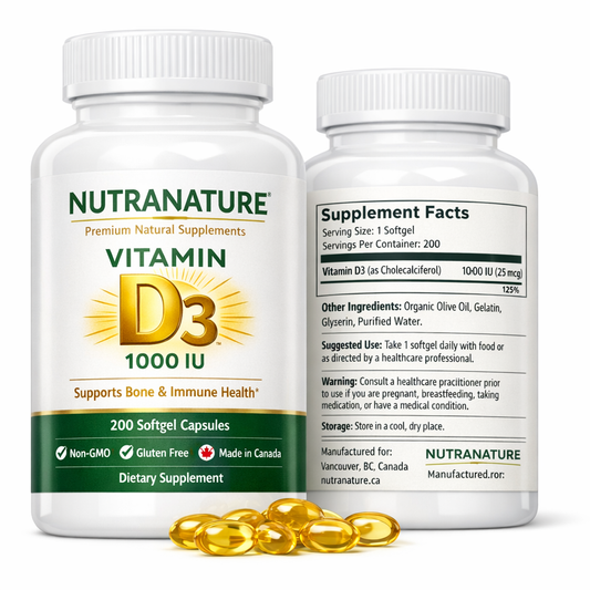 Vitamin D3 Organic Softgel Capsules